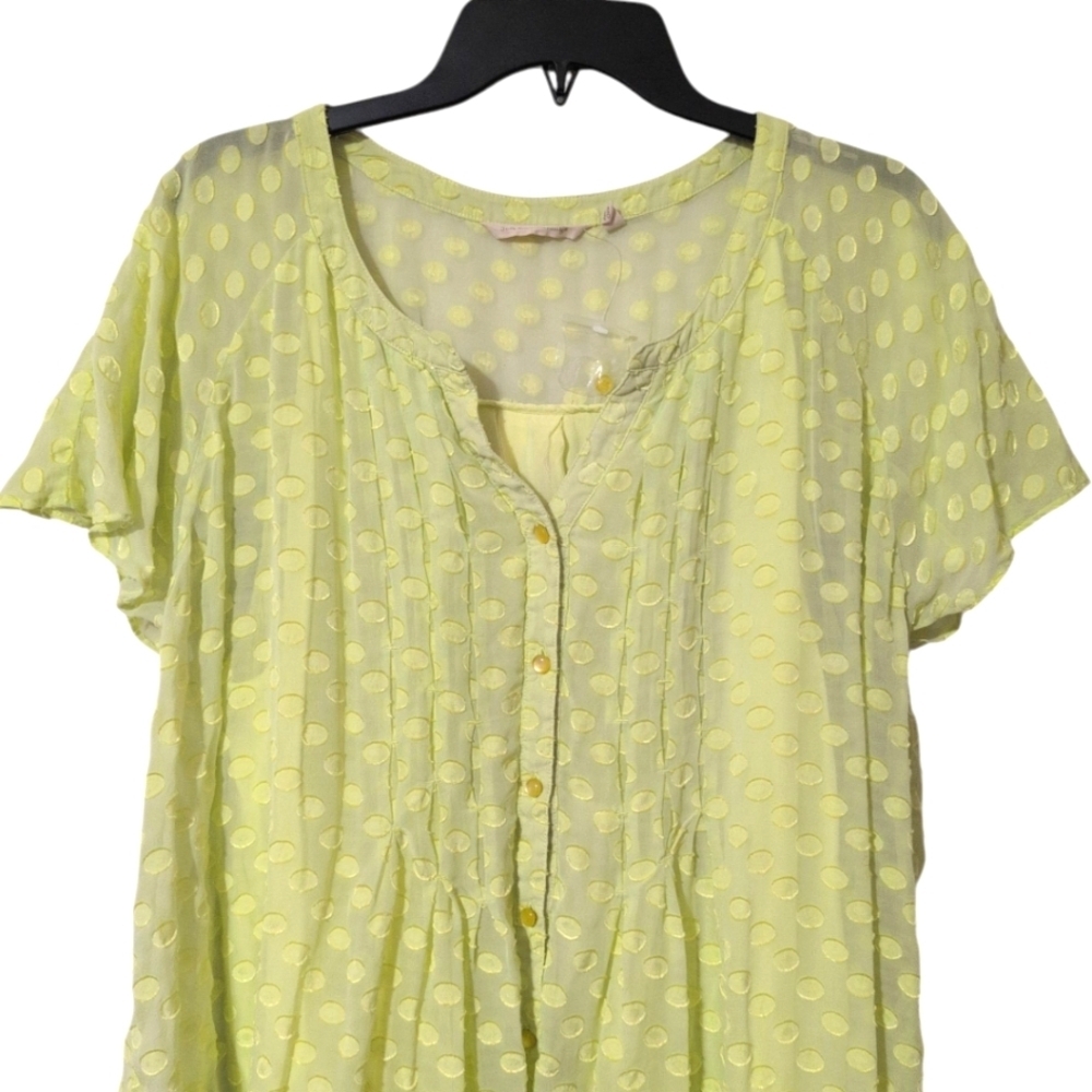 Soft Surroundings Dot Calm Shirt - Picture 4 of 6